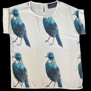 Bird print lightweight shell